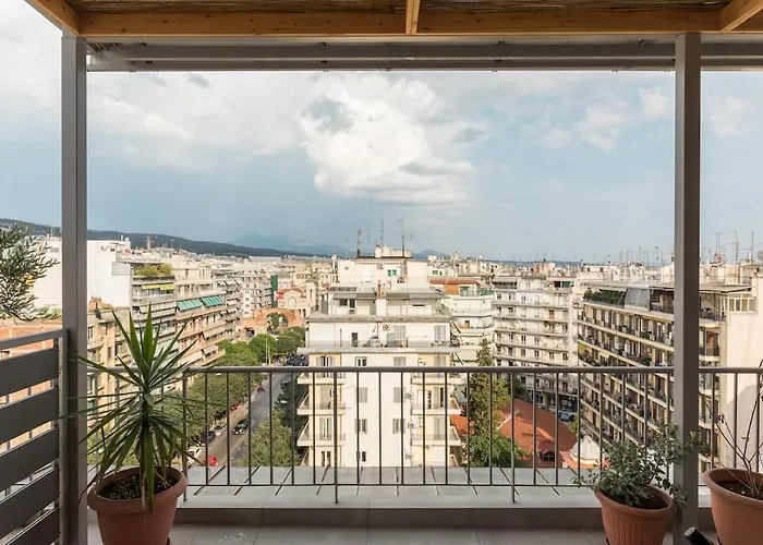 Unique Skyview Apartment-downtown Tesalónica